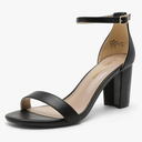 DREAM PAIRS Women's Chunk Low Heel Pump Sandals
Size 8