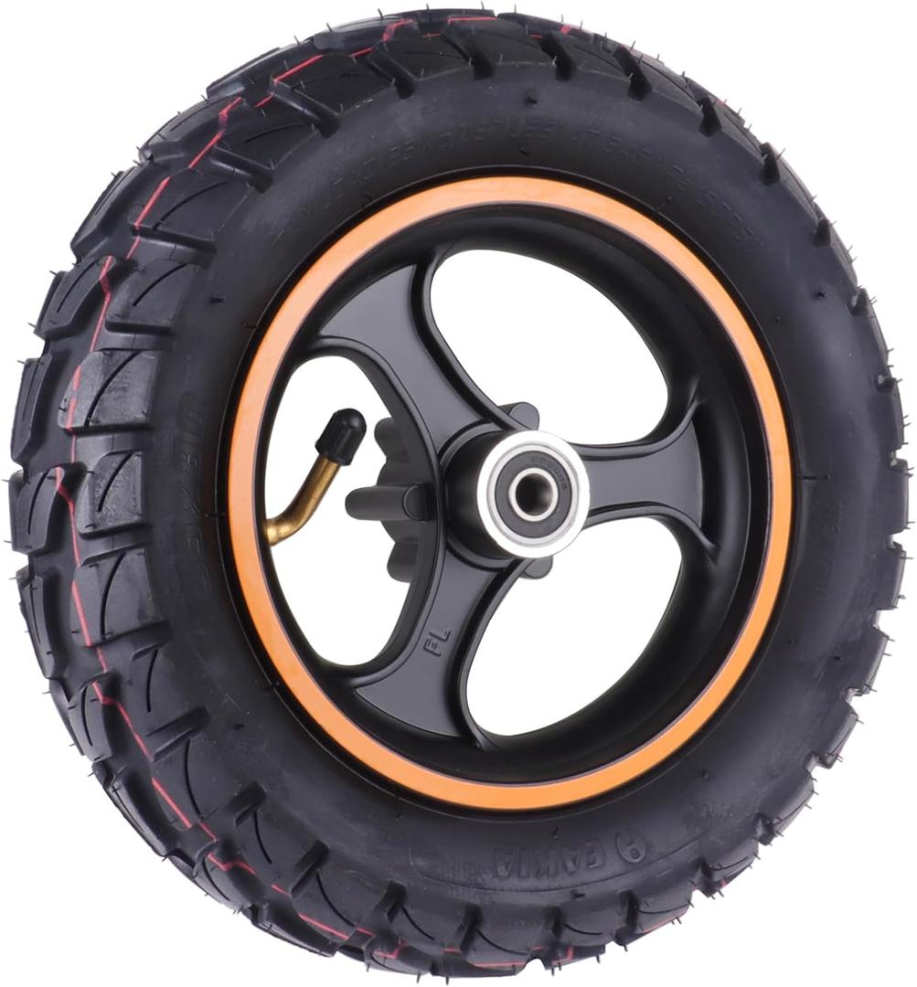 255x80 Scooter Tire,Front tires Wheel Aluminium hub, 10 Inch Replacement Thickened Pneumatic Tyres for Electric Scooter 80/65-6 10x3.0 scooter inner tubes