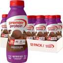 Premier Protein Shake, Chocolate, 30g Protein, No Added Sugar, 24 Vitamins & Minerals to Support Immune Health, 11.5 fl oz, 12 Pack (BB: February 27, 2026)