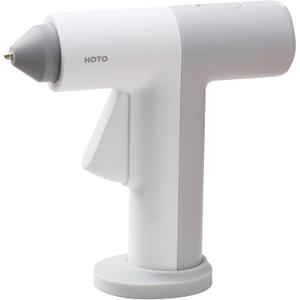 HOTO Cordless Hot Glue Gun, Minimalist Style, 30S Heating Fast, Smart-Power-off, Compact Size, USB-C Rechargeable, Intelligent Temperature Control, 10 Glue Sticks for Crafts, DIY Arts, Home Repairs
