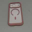 Miracase for iPhone 17 Pro Max Case 6.9" Full-Body Phone Case with Built-in Glass Screen Protector& Full Camera Protector,[Magnetic with MagSafe] Drop Proof 17 ProMax Cover, Light Pink