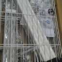 Ulif E1 Heavy Duty Closet Garment Rack, 6 Tiers Adjustable Metal Freestanding Expandable Clothing Storage with 4 Hanger Rods, Easy to Assemble Wardrobe, 71.4" H x (70" - 88.2") L x 14" D, White