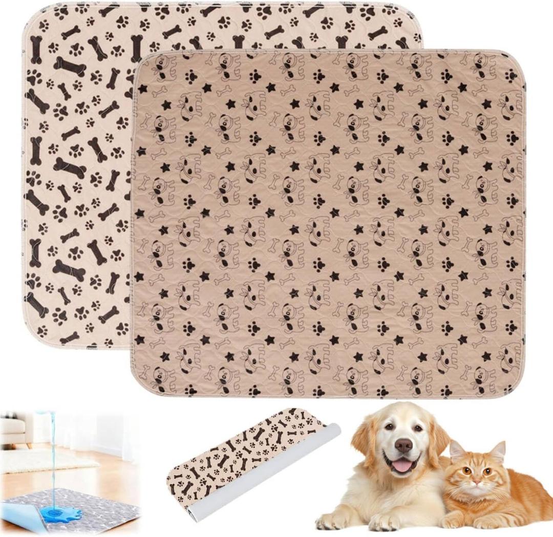 Puppy Pads with Pheromones,Washable Puppy Pee Pads for Dogs,Reusable Puppy Pads Washable for Dogs & Cats,Washable,Durable Leak-Proof & Anti-Slip Pet Training Pads for Home & Trave