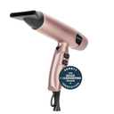 GAMMA+ Hybrid Professional Hair Dryer Lightweight, Ionic Technology, Low Noise with 2 Nozzles and Diffuser (Rose Gold)