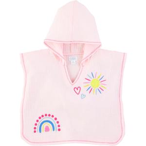 Mud Pie Baby Girls Poncho (medium | 2T-3T, Rainbow)