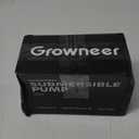 GROWNEER 550GPH Submersible Pump 30W Ultra Quiet Fountain Water Pump, 2000L/H, with 7.2ft High Lift, 2 Nozzles, 4.9 Feet Tubing for Aquarium, Fish Tank, Pond, Hydroponics, Statuary, Black