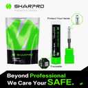 Spiral Upcut Router Bit 1/4 Inch Shank 1/16 Inch Cutting Dia. 1/2'' CL. Extra Long 2'' OVL. Carbide Upcut CNC Router Bit, Ideal for Wood Engraving and Plunging Applications