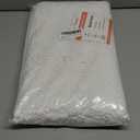 H.VERSAILTEX Bath Mat Bath Rug for Bathroom Luxury Chenille Bathroom Rug Mat Extra Soft and Absorbent Microfiber Shaggy Rugs Non Slip Rug Quick Dry Bath Mat Washable, 20 x 32 Inches, White