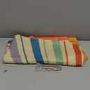 AmazerBath Shower Curtain, Washable Cloth Shower Curtain Sets with 12 Shower Curtain Hooks, Luxury Colorful Sunshine Yellow Waterproof Rustic Fabric Shower Curtains for Bathroom Decor, 72x72 Inches