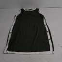 MASCOMODA Women 2025 Summer Sleeveless Bodycon Mini Dress Elegant Crewneck Knit Slim Fit Formal Party Short Cocktail Dresses (X-Large, Army Green)