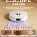 NARWAL Freo S Robot Vacuum and Mop Combo, 8000Pa, Self Emptying