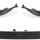 Front Bumper Lower Grille Trim Molding 3Pcs For Toyota Camry SE XSE 2018 2019 2020 8TH Front Lower Bumper Trim Middle & Left Driver & Right Passenger Side 5312206040 (Matte Black)