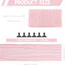 10 Pack Light Pink Cheesecloth Table Runner 6FT Boho Gauze Fabric Table Runner Vintage Rustic Sheer Runners for Wedding Party Bridal Baby Shower Long Table Decorations