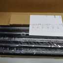 1 Diameter Curtain Rods Itself is 30 to 144 inch 1 Pack Fit 30-142 inch, 66 to 120 inch Window with Heavy Duty Adjustable Rod Matte Black Splicing Metal Extra Long Curtain Rod for Windows