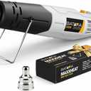 Mini Heat Gun - BATAVIA 380W Fast Heat Hot Air Gun Tool with Uniform Heat Tech & Dual Protection Fuses, 2 Temp (572F/1022F)+Nozzle with Overheat Protection for DIY Crafts, Vinyl Wrap, Shrink Tubing