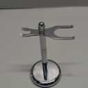 Perfecto Deluxe Chrome Razor and Brush Stand - The Best Safety Razor Stand. This Will Prolong The Life of Your Shaving Brush, metal