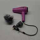 Conair Hair Dryer with Retractable Cord, 1875W Blow Dryer, 3 Heat Settings, 2 Speeds, Blow Dryer with Diffuser and Concentrator Attachments, Ionic + Tourmaline Technology, Pink