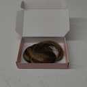 Flufymooz Real Human Hair Toppers for women, 10 Inch Clip in Bangs 100 Human Hair Toppers for Thinning Hair, Cover Hair Topper Hair Pieces with 150% Density Silk Base-Medium Brown with Blonde