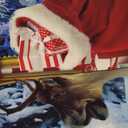 Winter Christmas Backdrop 10x8ft Fairy Tale Book Wonderland Forest Reindeer Background North Pole Snow Scene Xmas Tree Santa Claus Backdrop Christmas Holiday Party Decorations Banner Photo Booth