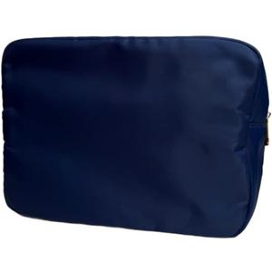 Blue Bird Nylon Makeup Bags for Women Girls Travel Toiletry Pouch Cosmetic Bag Makeup Organizer (Navy, Large)