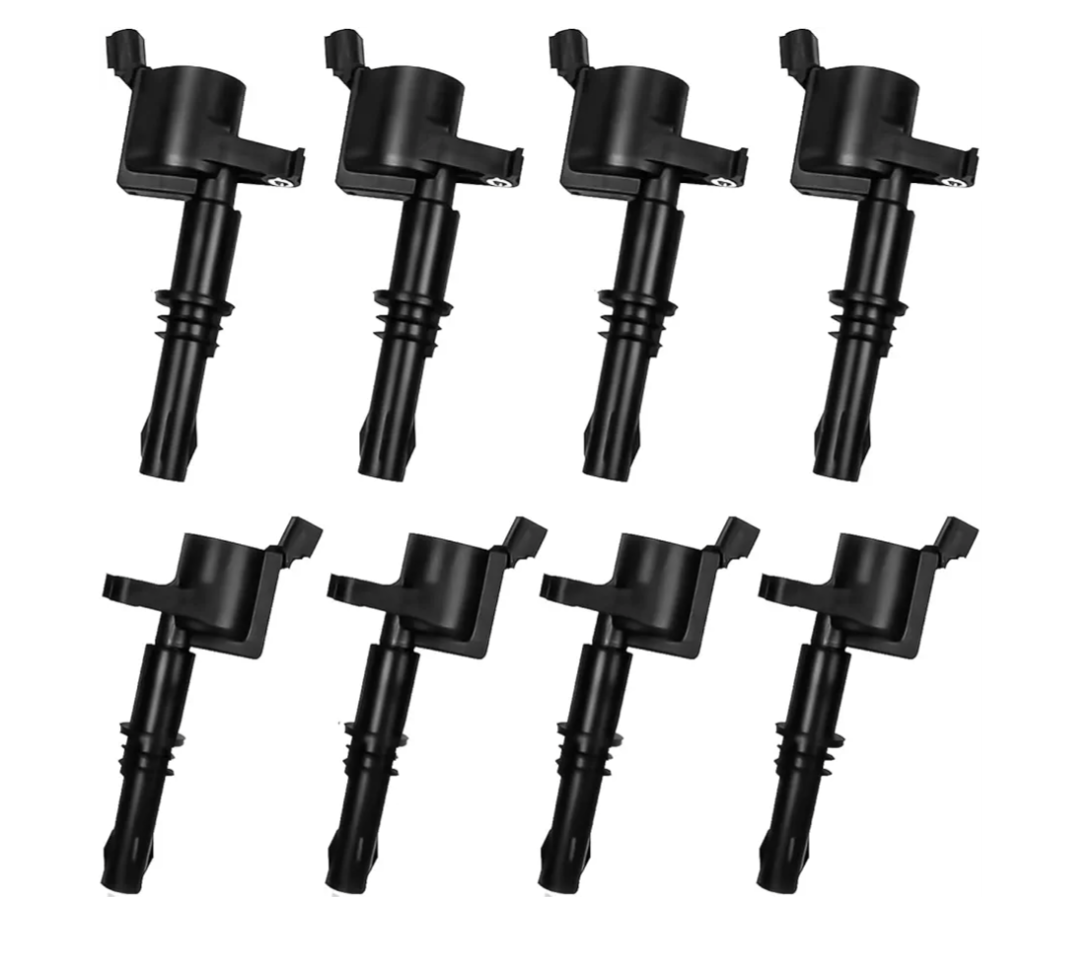 Ignition Coil Pack FD508 Compatible With 2004-2008 F-150 250 350 450 550 Explorer Expedition, 2005-2008 Navigator Mark LT, 2006-2008 Mountaineer V8 V10,Set of 8