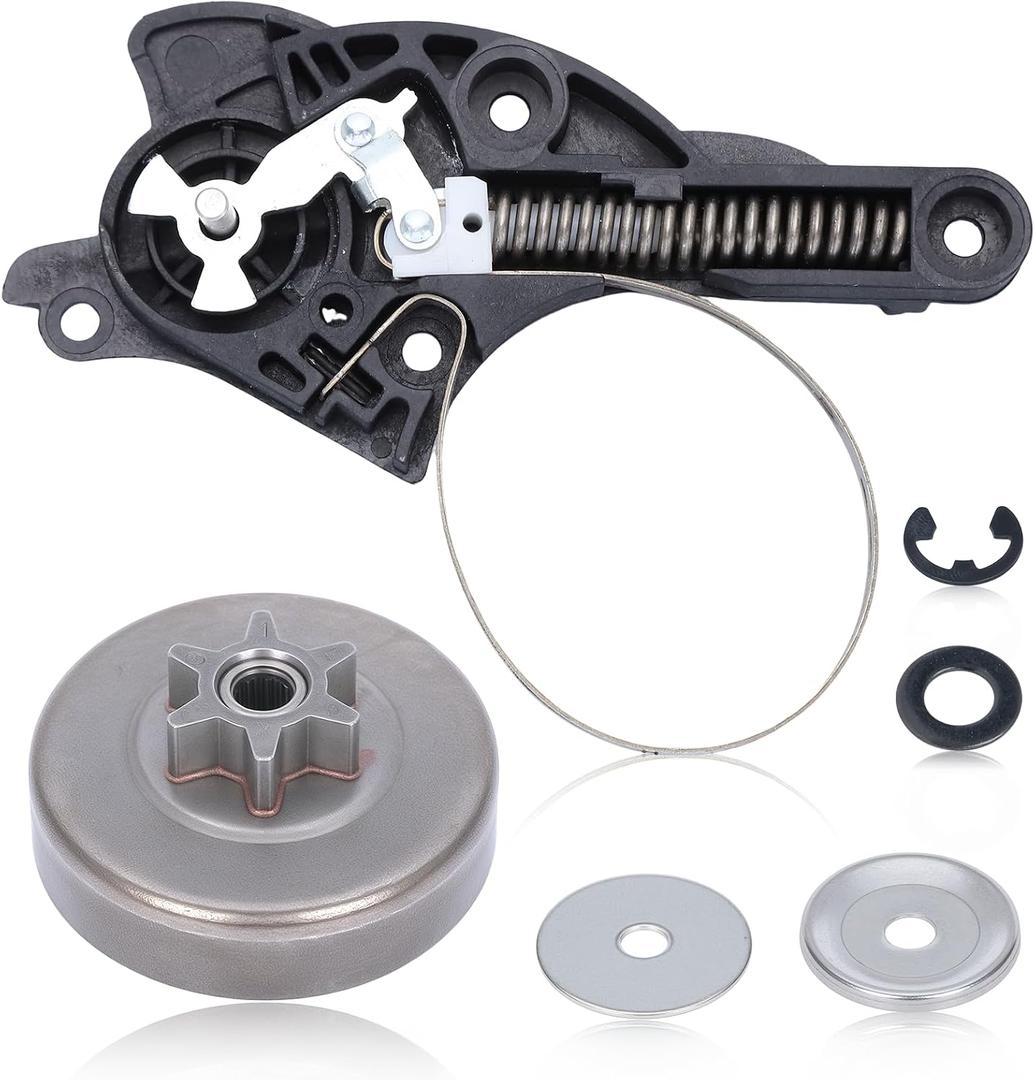 PP4218A 530071893 Chain Brake Clutch Drum Sprocket Washer Kit For Poulan Pro PR4218 P3816 PL3816 PP4620AVX P3314 PL3314 P3416 PP3516AVX PP4018 33cc 35cc 42cc Chainsaw Parts 530057905 501628301