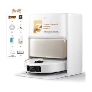 Mova V50 Ultra Complete Robot Vacuum and Mop Self-Cleaning, 24,000 Pa Suction, Liftable Navigation with Obstacle Overcoming and Warm Water Mopping with DuoSolution System Designed for Pets