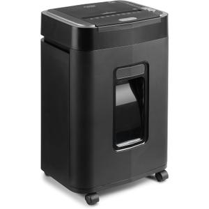 Aurora Commercial Grade 150-Sheet Auto Feed Heavy Duty Micro-Cut Paper and Credit Card Shredder with 6.3 Gallon Pullout Basket / 60 Minutes Continuous Run Time/P-4 Security Level