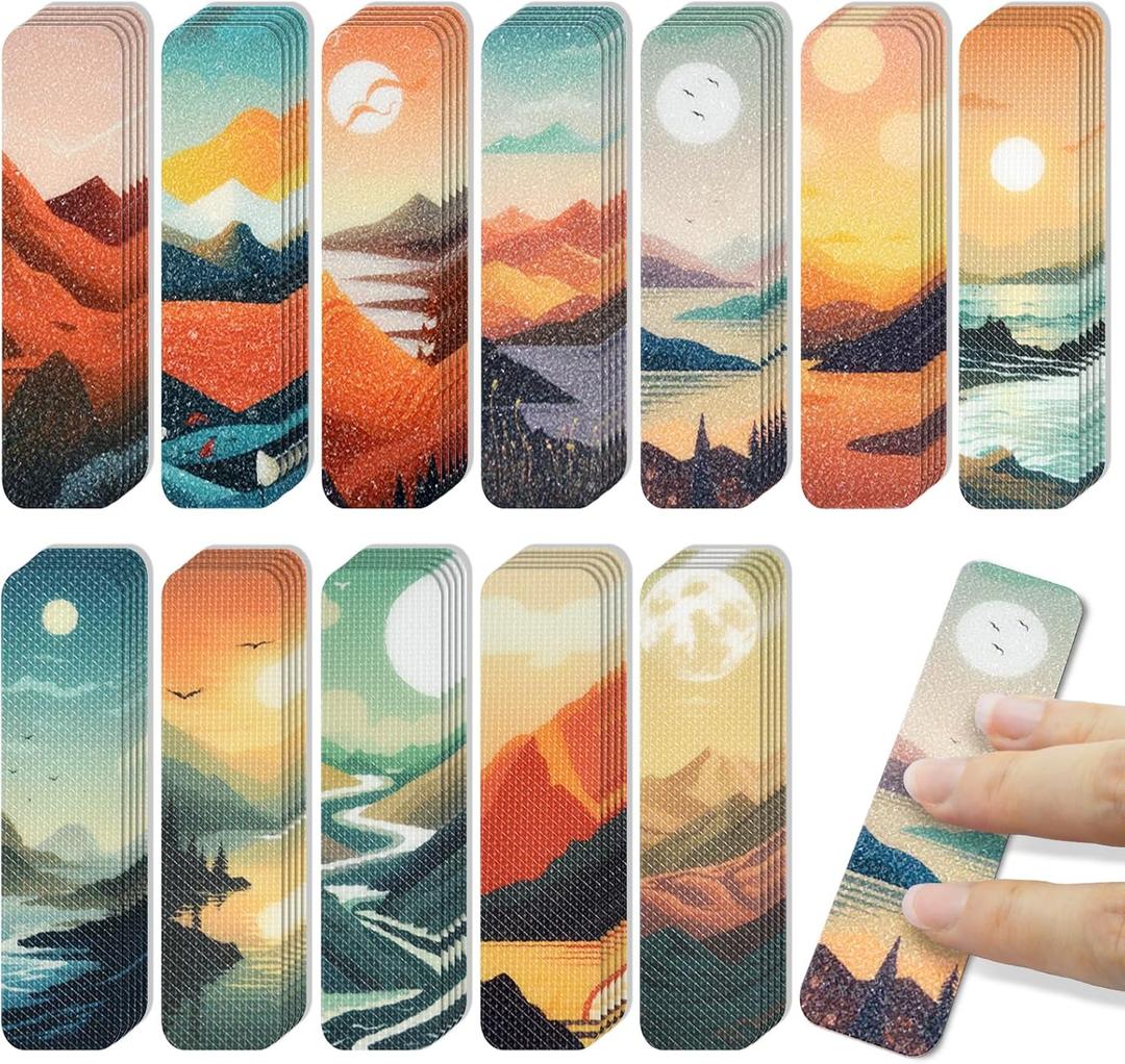 36 Pcs Sensory Stickers with Different Textures  Tactile & Texture Sensory Strips for Teens and Adults  Calm Sticker, Anxiety Relief Items  Classroom Must Haves & Desk Fidget(Landscape)