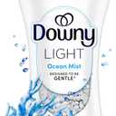 Downy Light Laundry Scent Booster Beads, Ocean Mist Scent, 24 OZ, In-Wash Fabric Beads Designed To Be Gentle With A Light Boost Of Scent, No Heavy Perfumes