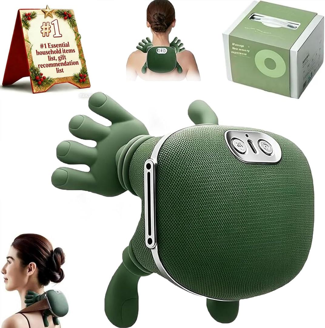 Hand Neck Massager with Fingers Heat Portable Shoulder and Bionic Real Touch NEC Heated Shiatsu Massagers 4d Deep Tissue Back Simulated Kn Masajeador Muscular Electrico Massage Finger