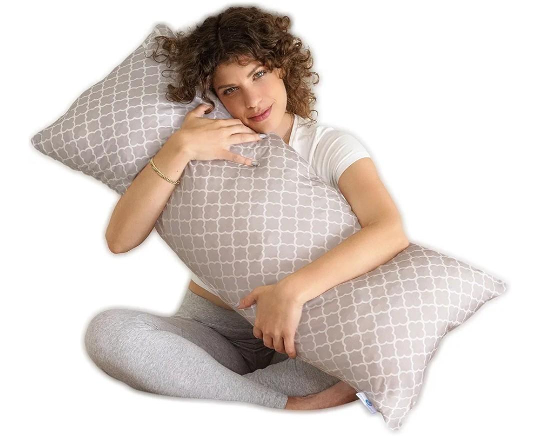 Pharmedoc Body Pillow, Pregnancy Pillows, Side Sleeper Pillow, Long, Memory Foam Pillow, Arabesque