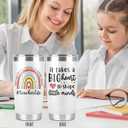 Teacher Life Tumbler - 20 Oz Cup Mug for Women Men, Appreciation Gifts from Students, Birthday Idea for Christmas and Appreciation Week (Black)