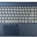New Replacement for Lenovo Ideapad S340-15IWL S340-15API S340-15IIL S340-15 81N8 Laptop Upper Case Palmrest Backlit Keyboard Touchpad Assembly Part 5CB0S18817 5CB0S18691 5CB0S18660 (Blue)