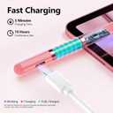 Stylus Pen for iPad 6th-11th Generation-2X Fast Charge Active Pencil Compatible with 2018-2026 Apple iPad Pro 11"/12.9"/M4, iPad Air 3/4/5/M2/M3/M4,iPad mini 5/6/7 Gen-Pink