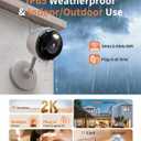 2K Cameras for Home Security, 5G & 2.4G WiFi Security Camera Indoor Outdoor for Baby Pet Dog Cat Nanny, 2-Way Audio, Color Night Vision, Siren, 24/7 Local Recording, IP65, Work with Alexa, K07-2P