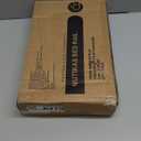 NUTIKAS Baby Bed Rail Guard for Toddlers - 47" Toddler Bed Side Rails for Twin, Full, Queen Bunk Size Bed Swing Down Bedrail Extral Tall Child Safety Side Railing Guards for Kids (Grey)