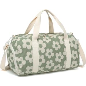BLUBOON Duffle Bag Girls Kids Cute Gym Bag with Shoes Compartment & Wet Separation Waterproof Sports Overnight Travel Bag