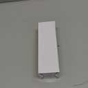 Vesici Mini Water Bottles 4.4 oz Cute Small Insulated Stainless Steel Purse Water Bottles Pocket Slim Flask Keeps Drink Cold and Hot for Women Lunch Bag Coffee(White,1 Pack)