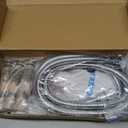 SR SUN RISE Filtered Shower Head with Handheld High Pressure 9 Spray Mode Showerhead Detachable Shower Head Water Softener Filters Beads for Hard Water Remove Chlorine 4 Filters Chrome