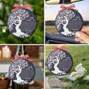 2 x 4" Memorial Christmas Ornament 2025, A Limb Has Fallen Stone Keepsake, Cardinal Gifts for Women, Sympathy Cards, Bereavement Gifts Loss Grandpa Grandma Mom Dad, Decorative Hanging Ornaments HOT8