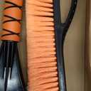 EcoNour 43" Ice Scrapers for Car Windshield | 3 Parts Detachable Telescopic Snow Brush for Car, Trucks, SUV | Long Snow Scraper with Brush | Car Winter Accessories (Orange)