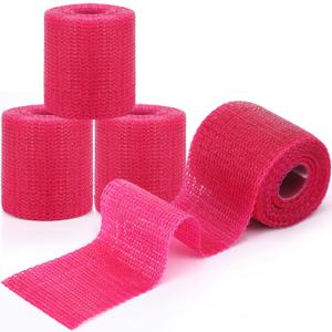 Geiserailie 4 Rolls Bright Pink Fiberglass Casting Tape 2 in  12 Ft Cast Orthopedic Moldable Medical Casting Tape