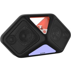 BUGANI Bluetooth Speaker 120W Peak Power, Waterproof Party Speaker with Subwoofer, 12H Wireless Playtime, Portable Outdoor Speaker for Camping & Beach, IPX5 Water-Resistant
