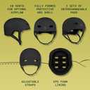 Retrospec Dakota Protective Bike Helmet, Skateboard, Scooter, Adults/Youth