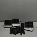 JACKYLED 84-LED Solar Spotlights 5 Lighting Modes 360 Adjustable IP65 Waterproof Super Bright Overnight Solar Spot Lights for Outside with Extendable Spike for Yard, Garden, Lawn, Pathway, 4 Pack (Warm/Cool/Neutral White)