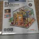 Rolife DIY Miniature Greenhouse Kit, Tiny/Mini House Making Kit with Furniture for Adults, Furniture, Halloween/Christmas Decorations, Gifts for Family and Friends (Cathy's Greenhouse)