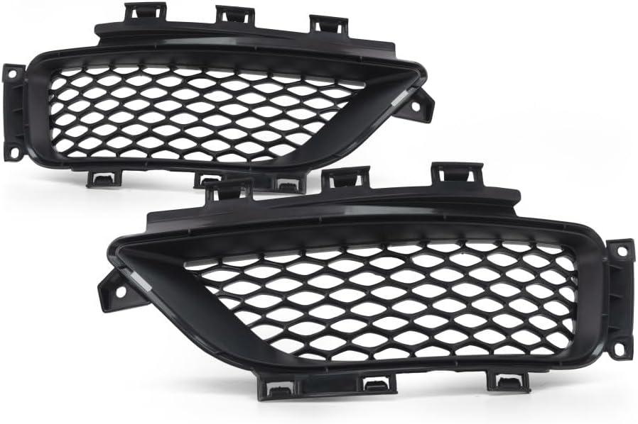 For Chrysler 300 2015 16 17 18 19 2020 Bumper Grille Driver and Passenger Side | Pair | Front | Replacement For CH1038193, CH1039193 | 68231613AA, 68231612AA
