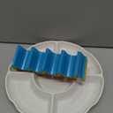 Taco Serving Platter - Divided Serving Tray for Taco Tuesday Lazy Susan Taco Bar - Chip and Dip Serving Set for Party - Appetizer Serving Tray for Salsa, Snacks with 4 Taco Holder Stands