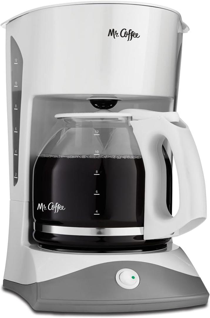 Mr. Coffee Simple Brew 12-Cup Switch Coffee Maker (White)